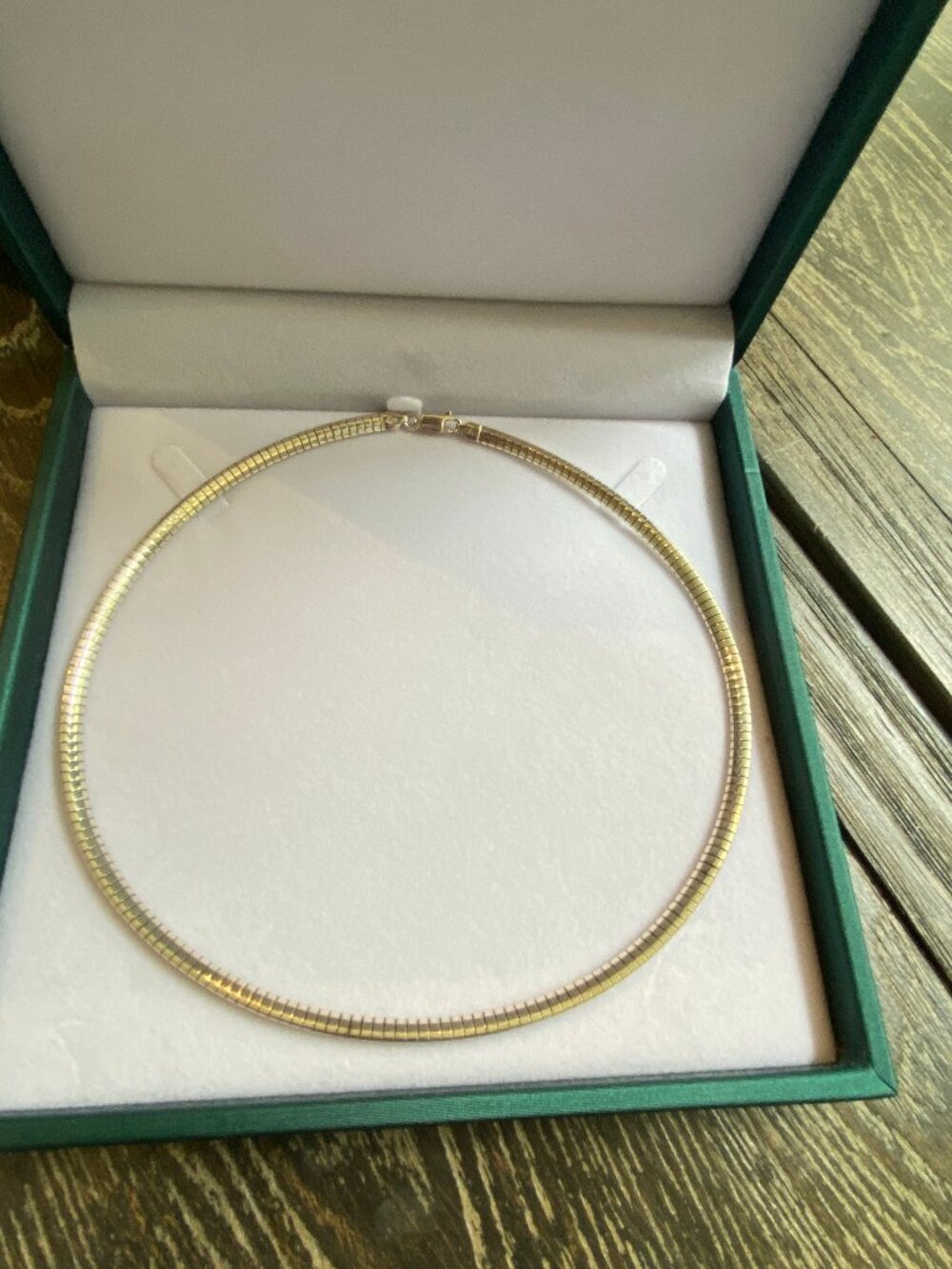 Vintage Michael Hill Omega Choker Necklace 925 Sterling Silver Jewelry 4mm 16" L - Picture 6 of 8